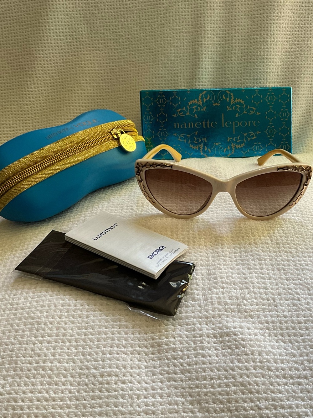 Limited Edition Nanette Lepore for Vogue Cat-Eye Sunglasses
